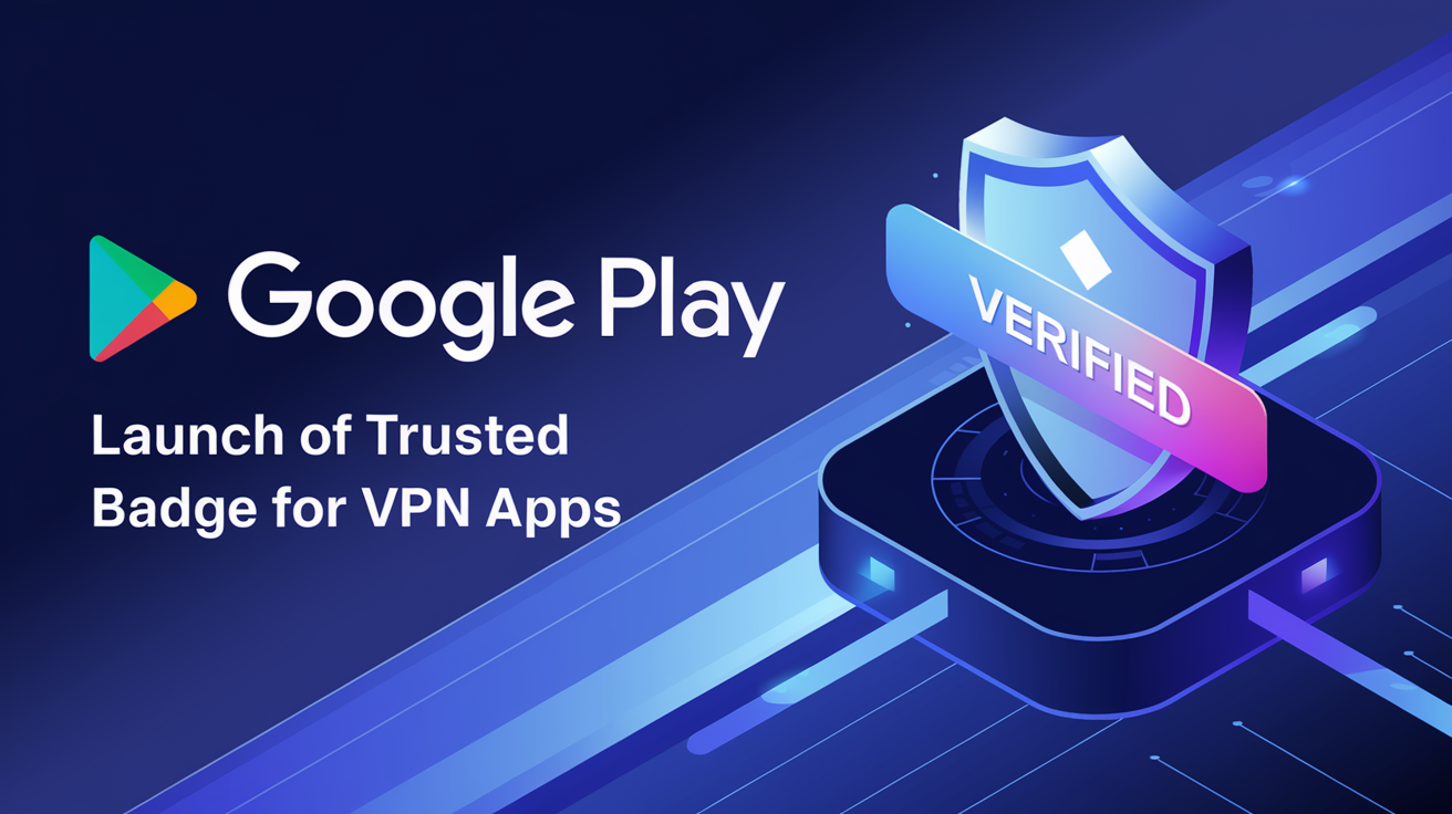 إطلاق شارة موثوق لأفضل تطبيقات vpn على google play
