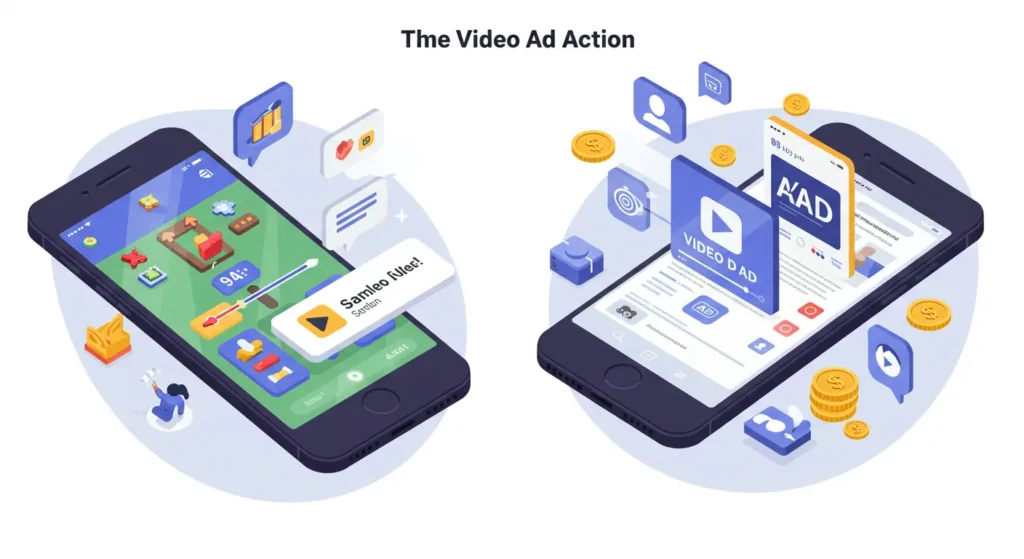 إعلانات الفيديو والمكافآت Rewarded Ads 1