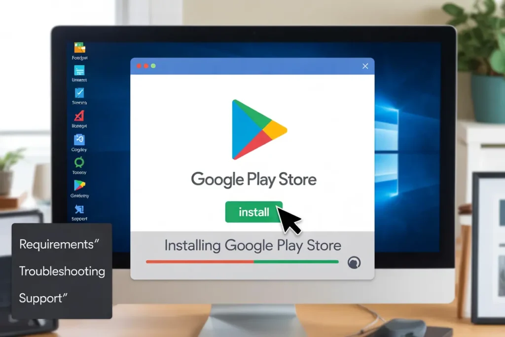 هل متجر Play متاح كتطبيق مباشر للكمبيوتر؟