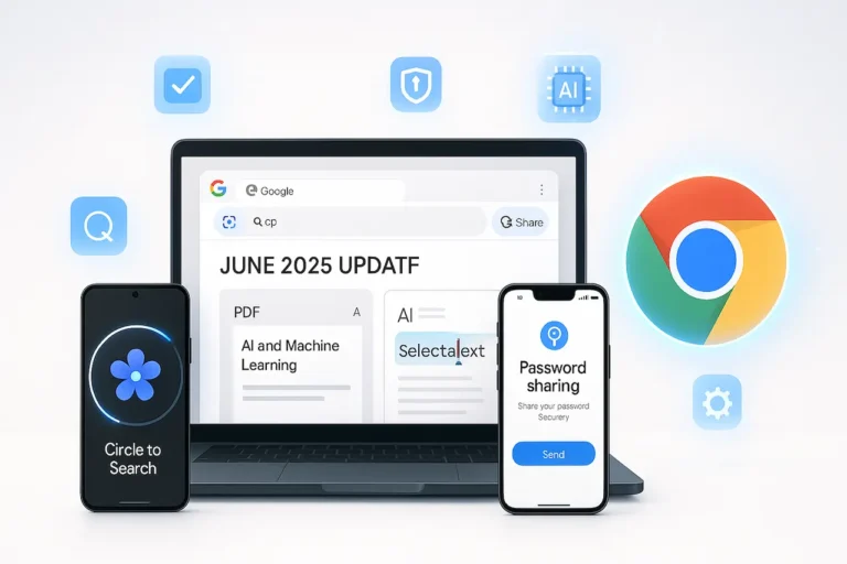 تحديث متصفح Google Chrome لشهر يونيو 2025