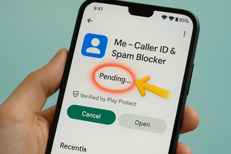حل مشكلة Download Pending في متجر جوجل بلاي