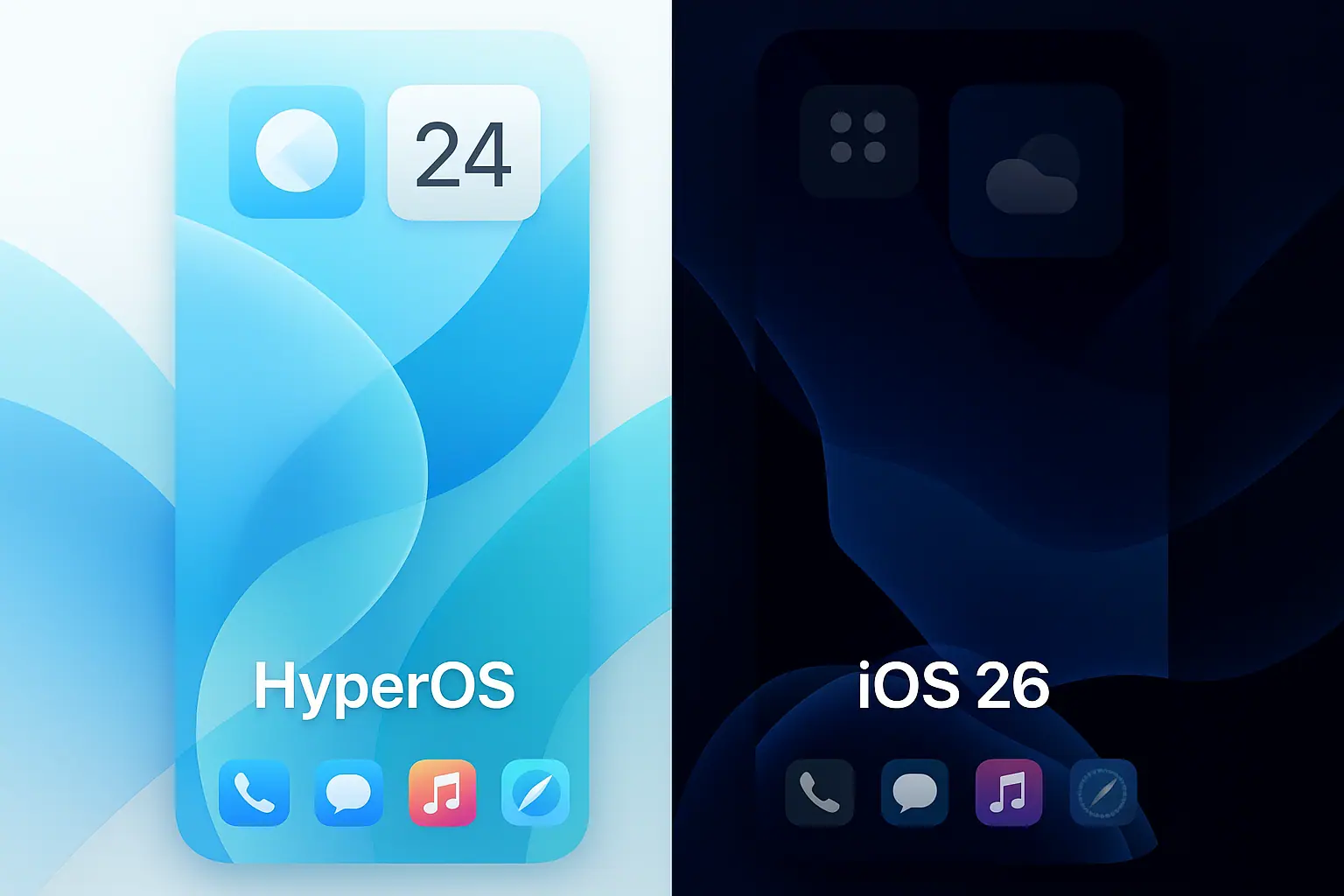 خلفيات HyperOS شبيهة IOS 26