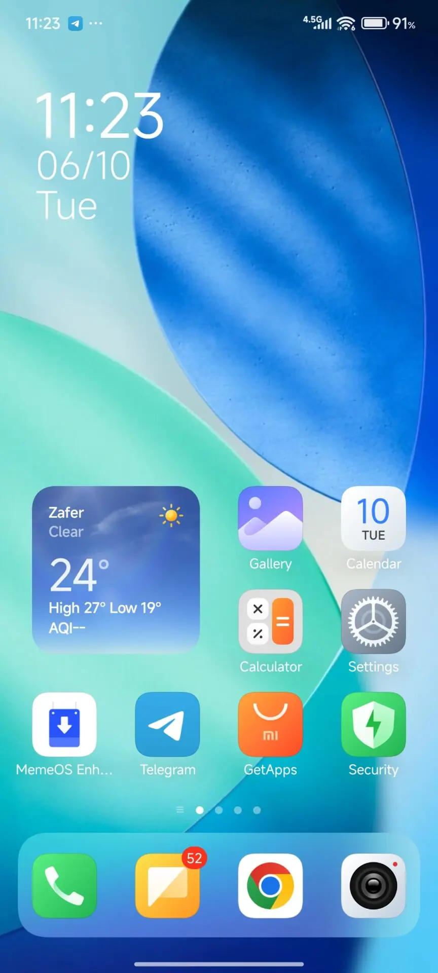 خلفيات نظام HyperOS الفاتح 1