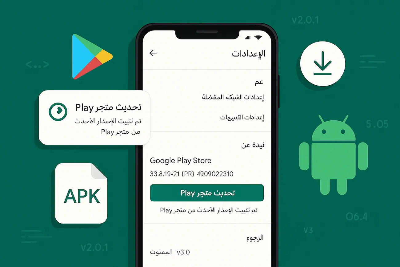 معرفة إصدار متجر Play للأندرويد